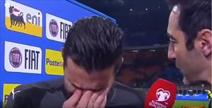 دموع بوفون بعد فشل صعود إيطاليا لكأس العالم