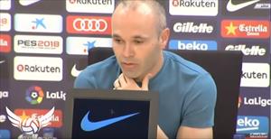 فيديو: أندريس انييستا يعلن رحيله عن برشلونة 